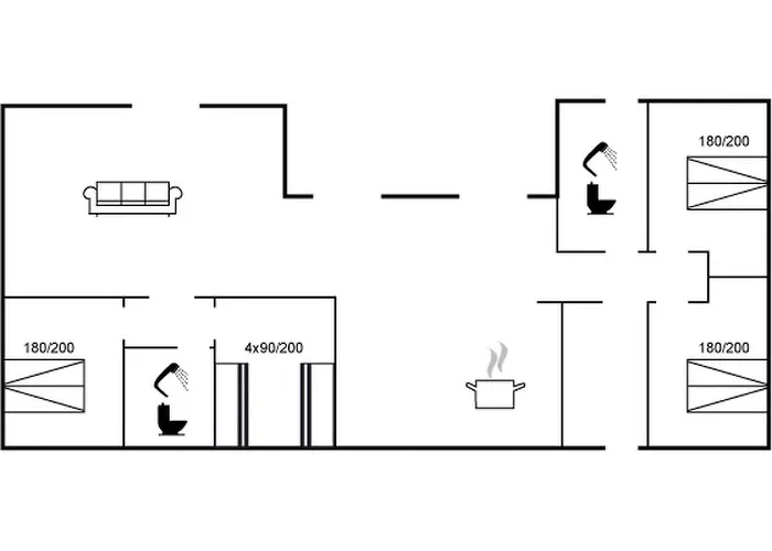 Merta - 800m From The Sea By Interhome * Лёккен